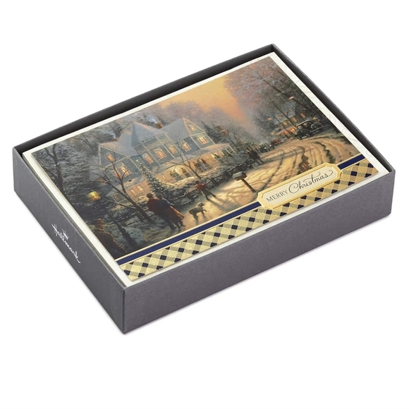 Hallmark Holiday Card Set with Winter Scenes - Picture 3 of 7